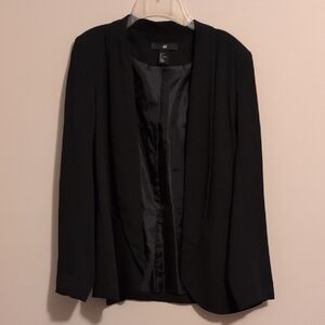 H&M Women's Elegant Black Suit Jacket